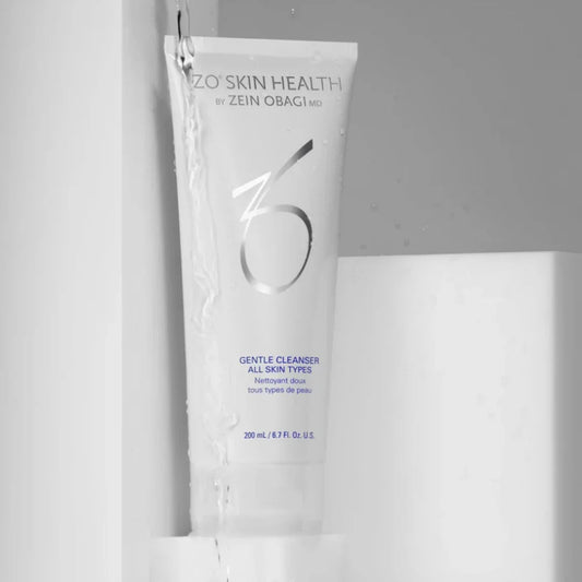 Zoe Skin Health Gentle Cleanser for all skin types 200ml tube with water splash