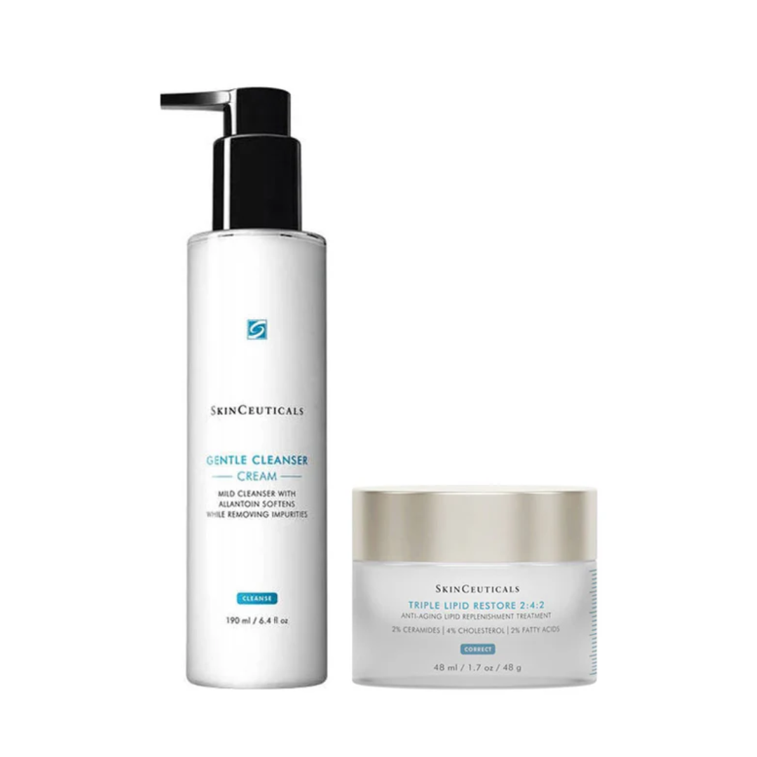 SkinCeuticals Gentle Cleanser Cream & Triple Lipid Restore 2:4:2 Bundle