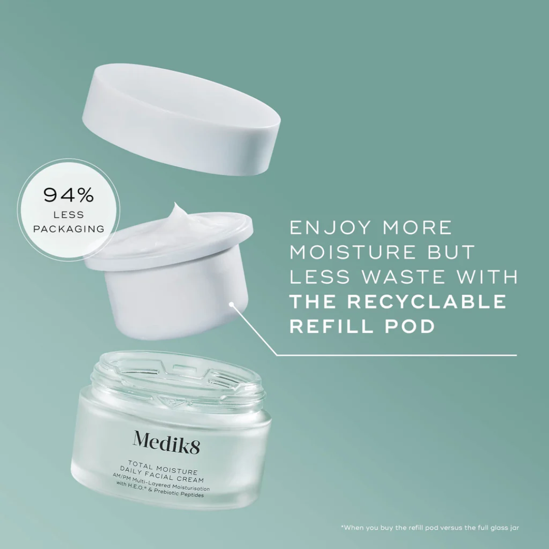 Medik8 Total Moisture Daily Facial Cream Refill 50ml - Ozmedica