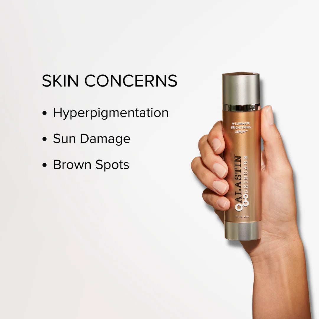 ALASTIN A-LUMINATE Brightening Serum® 50mL skin concerns graphic