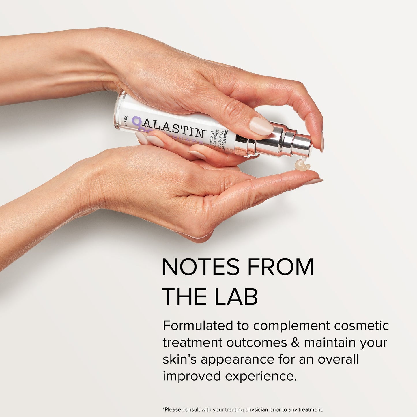 ALASTIN Skin Nectar with TriHex Technology® 29mL procedure support graphic