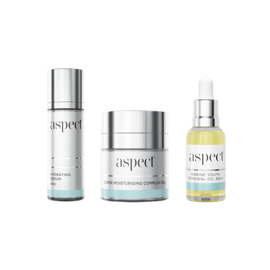 Aspect Hydrating Serum + Super Moisturising + Marine Oil Bundle