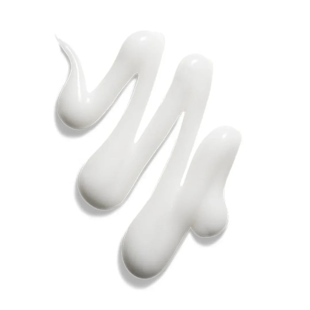 White body smoothing cream dollops on white background with smooth texture
