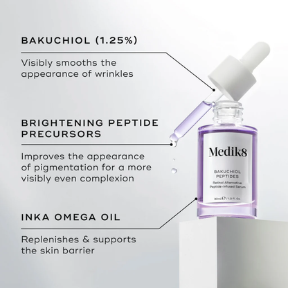 Medik8 Bakuchiol Peptides 30ml - Ozmedica