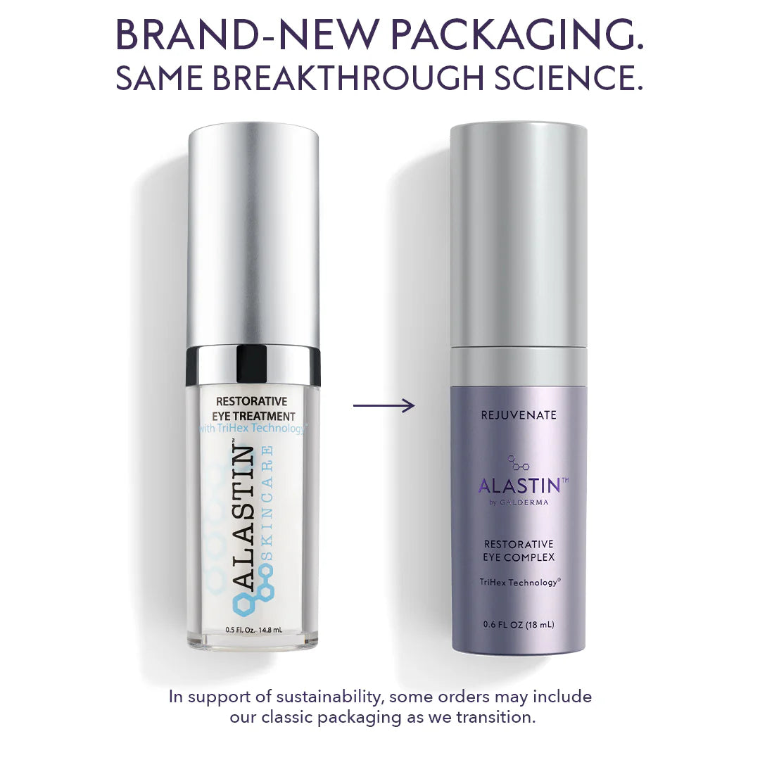 ALASTIN Restorative Eye Complex 18mL product benefits graphic