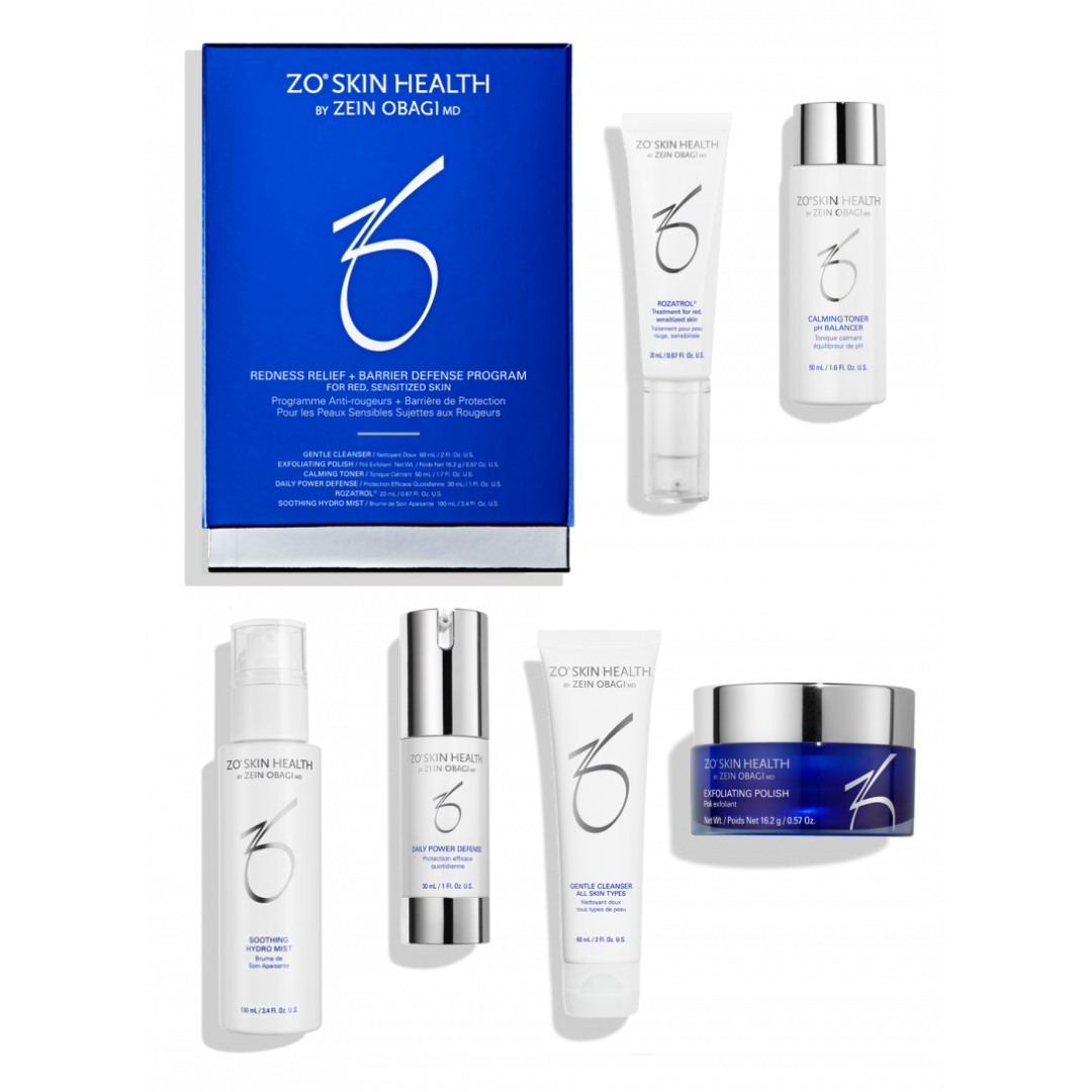 ZO Skin Health Redness Relief + Barrier Defense Program Kit