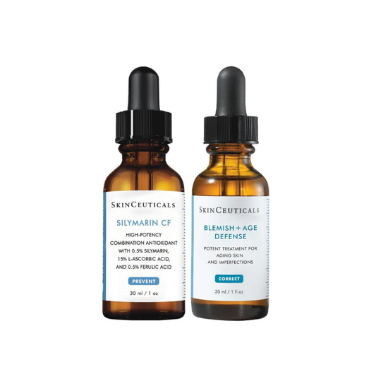 SkinCeuticals Blemish + Age Defense & Silymarin CF Serum Bundle