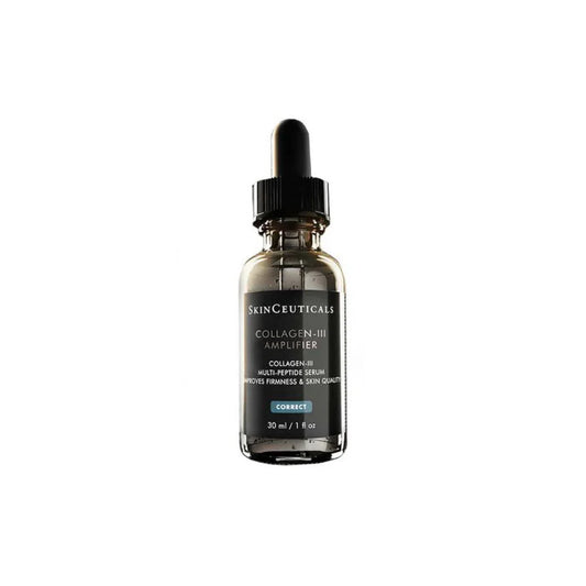 SkinCeuticals Collagen-III Amplifier serum bottle with dropper, collagen-III peptide skincare