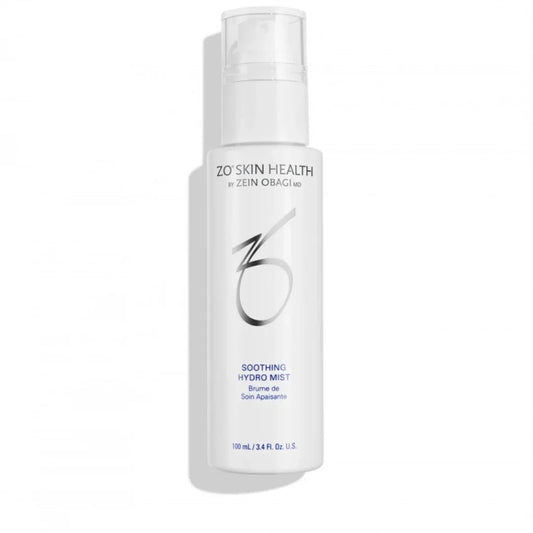 ZO Skin Health Soothing Hydro Mist 100ml white bottle with clear pump cap skincare spray