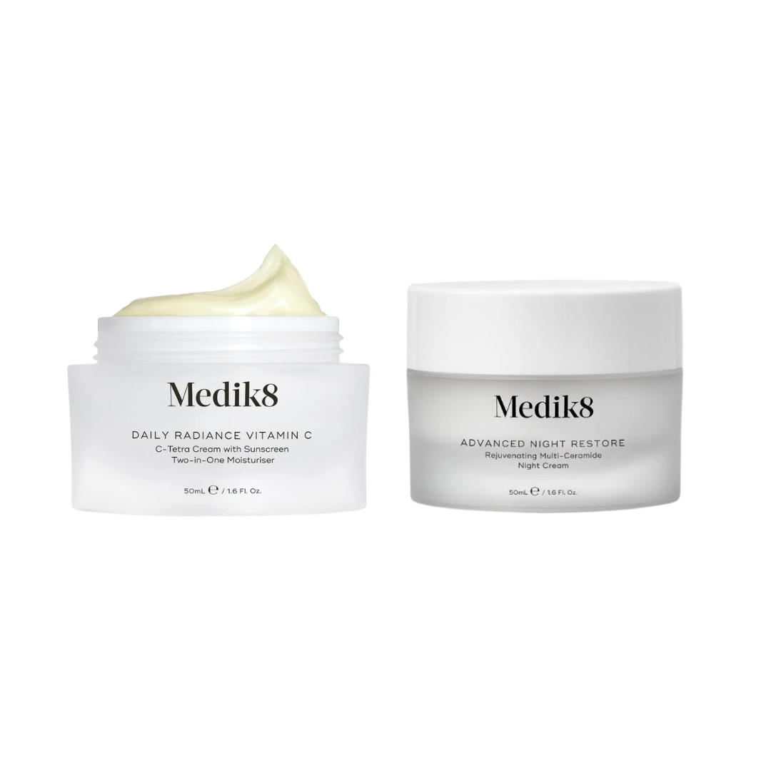 Medik8 Daily Radiance Vitamin C + Advanced Night Restore Bundle